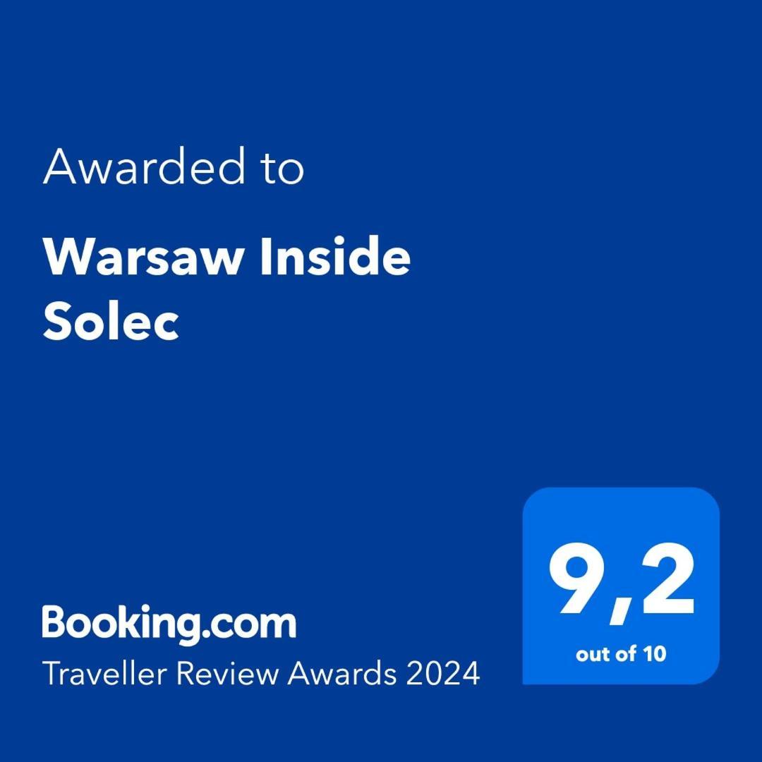 Warsaw Inside Solec With Private Parking Apartment ภายนอก รูปภาพ